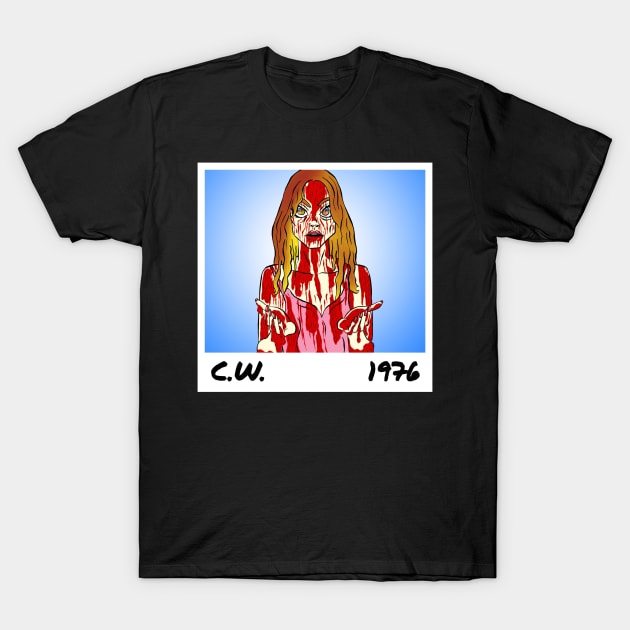 Carrie White - 1976 T-Shirt by WatchTheSky